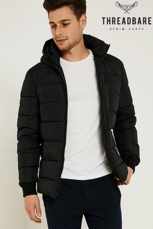 Threadbare Quilted Jacket With Hood